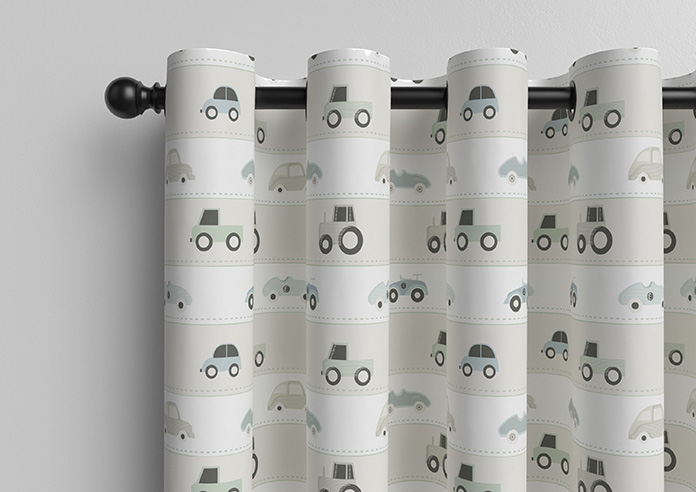 Brum Brum, Stone - Made to Measure Curtains - Image 12